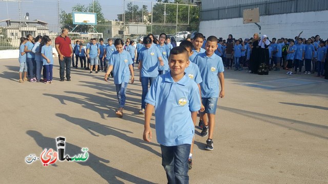  كفرقاسم- فيديو: البداية الصحيحة هي عنوان النجاح .. مدرسه جنة ابن رشد تستقبل طلابها بمراحل مدروسة وتودع حجاجها